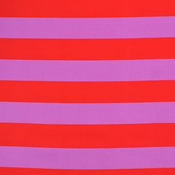 Decoratiestof Canvas blokstrepen, rood