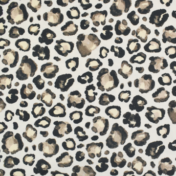 Decoratiestof Canvas Leo Love, gebroken wit