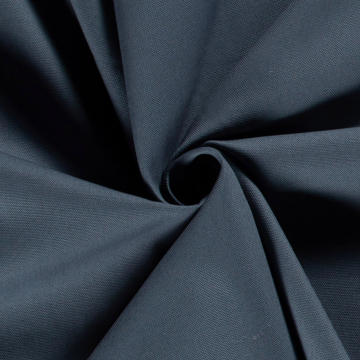 Decoratiestof Canvas uni, jeansblauw