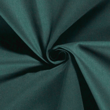 Tissu déco toile canvas uni, bleu pétrole