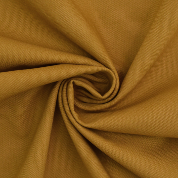Decoratiestof Canvas uni, mosterdgeel