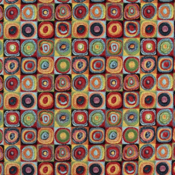 Dekostoff Gobelin Colorful Circles