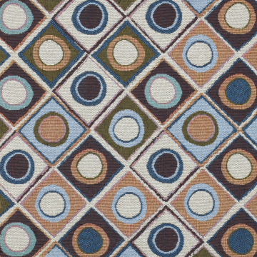 Decoratiestof Gobelin Geo Dots, crèmekleurig