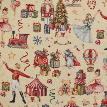 Tissu déco gobelin Christmas Fairytale
