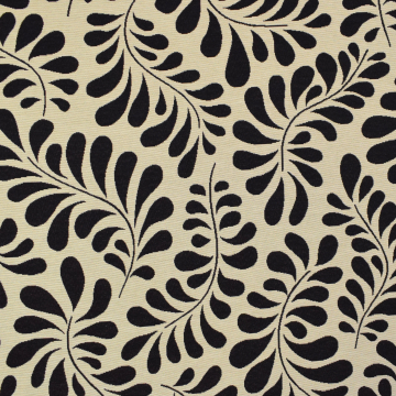 Dekostoff Gobelinstoff Drop Wave Branch, creme