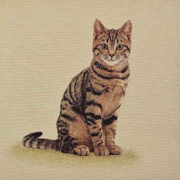 Dekostoff Gobelinstoff Little Kitten Panel, 46 x 46 cm