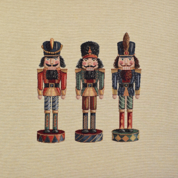 Dekostoff Gobelinstoff Nutcracker Panel, 46 x 46 cm