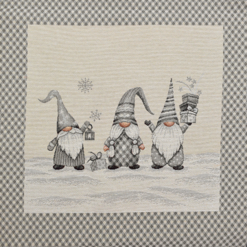 Decoratiestof Gobelin paneel Little Gnomes, 46 x 46 cm