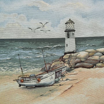 Decoratiestof Gobelin paneel het geluid van de zee, 46 x 46 cm