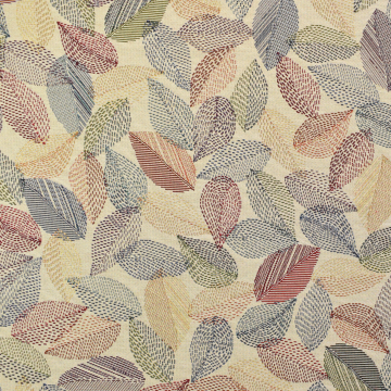 Decoration fabric Gobelin Stitch Sketch Leaf, beige