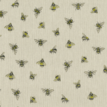 Dekostoff Halbpanama Bienen