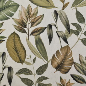 Dekostoff Halbpanama Botanic Leaf