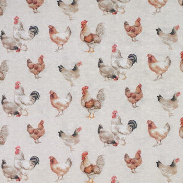 Dekostoff Halbpanama Chicken, beige