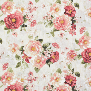 Decoratiestof Ottoman Flower Bouquet, gebroken wit