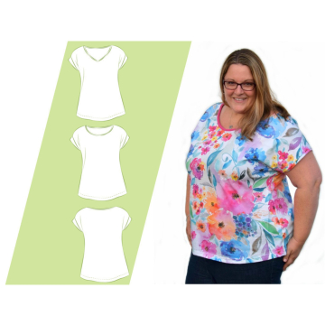 E-book 73engelchen Shirt Curvy Summer, Duits