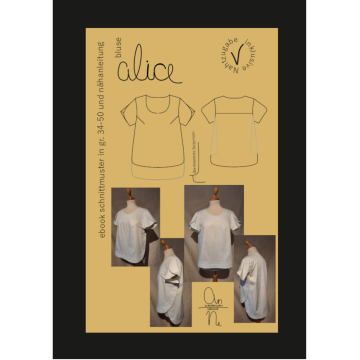 E-Book An-Ne Schnittmuster blouse Alice, duits