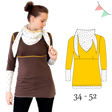E-Book AnniNanni Damen Wintershirt, duits