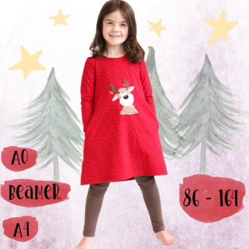 Patron robe enfant pdf Elfen AnniNanni, en allemand