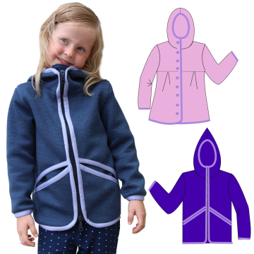 E-Book AnniNanni Fleecejacke Zipfeljacke