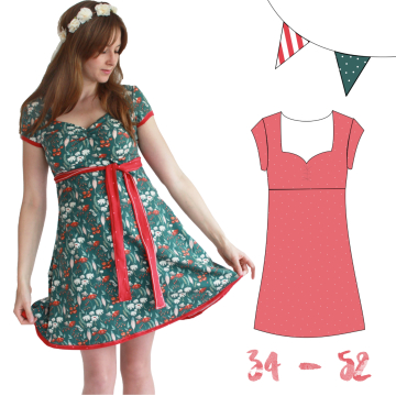 Patron robe femme pdf Frühlingsluft AnniNanni, en allemand