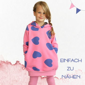 E-book AnniNanni Kuschelhoodie Longhoodie Kids, Duits