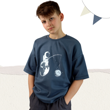 Patron t-shirt enfant pdf Wolkenwanderer AnniNanni, en allemand