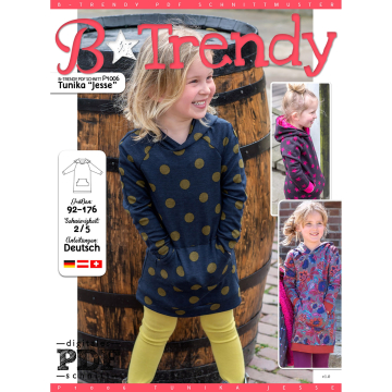 E-Book B-Trendy P1006 Hoodiekleid Jesse
