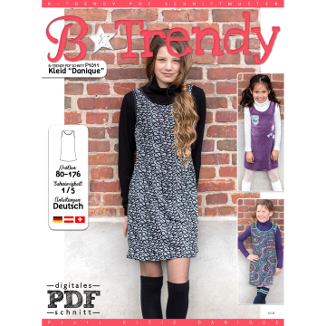 Patron robe enfant pdf Danique P1011 B-Trendy, en français