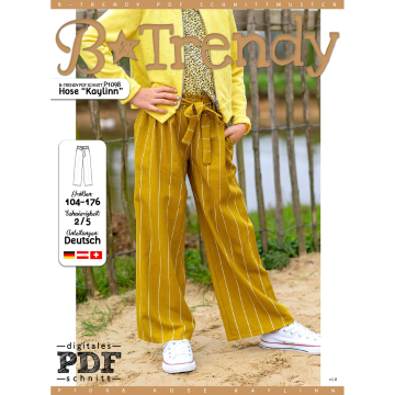 Patron pantalon enfant pdf Kaylinn P1098 B-Trendy, en français