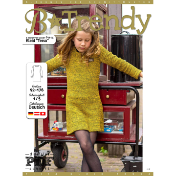 Patron robe enfant pdf Tessa P1114 B-Trendy, en français