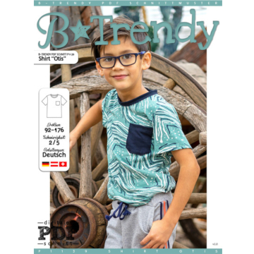 Patron t-shirt enfant pdf Otis P1139 B-Trendy, en français