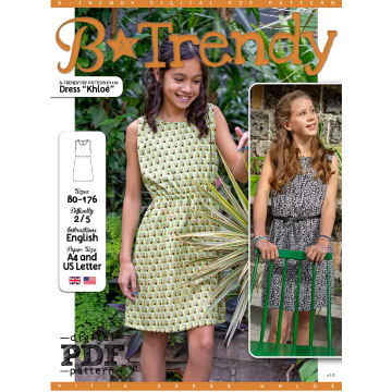 Patron robe enfant pdf Klohé P1170 B-Trendy, en français