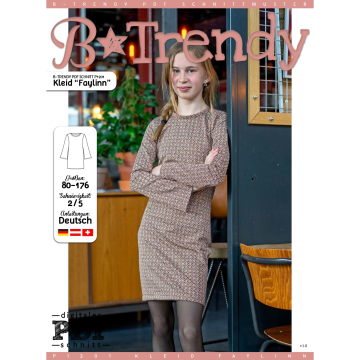 Patron robe enfant pdf Faylinn P1201 B-Trendy, en français