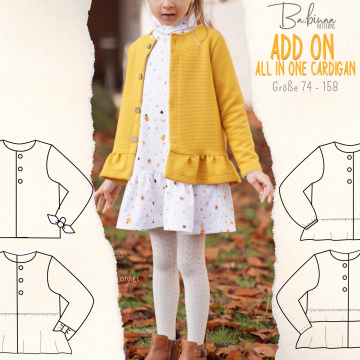E-Book Ba.binaa Patterns Add on All-in-One-Cardigan Kids