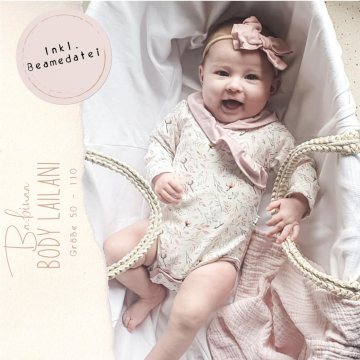 Patron body bébé pdf Lailani Ba.binaa Patterns, en allemand