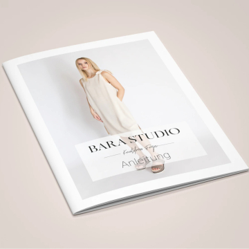 Patron robe nouée femme pdf Freja Bara Studio, en allemand