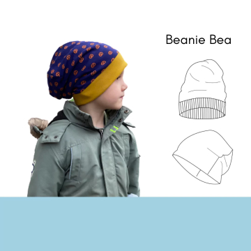Patron bonnet enfant pdf Beanie Bea Berlinerie, en allemand