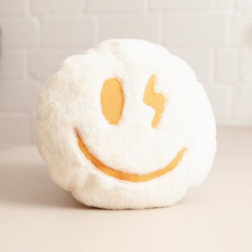 Patron coussin Smiley pdf byGesa, en allemand & en anglais