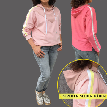 E-Book CreaResa Crearetro Hoodie Damen, Duits