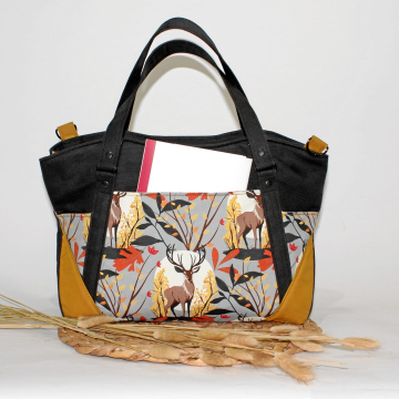 Patron sac à main pdf Lorena Cutting Corners Design, en allemand
