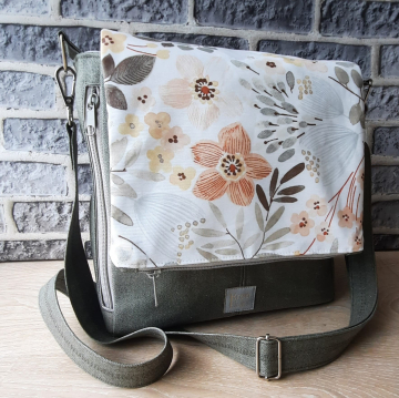 Patron sac Messenger Messager pdf Ruana Cutting Corners Design, en allemand