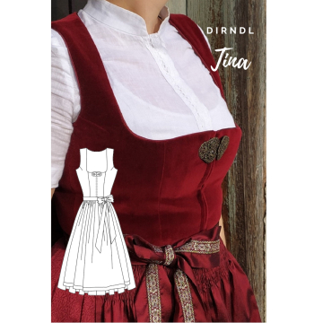 E-book Dirndl Schnitte Dirndl Tina, Duits