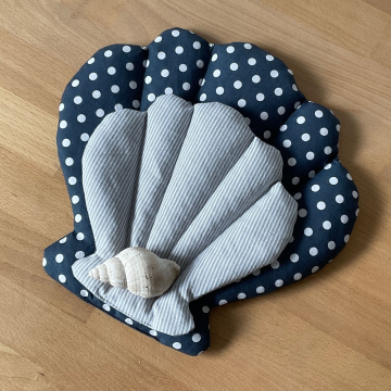 Patron coussin chauffant Coquillage pdf DIY Hunger, en allemand