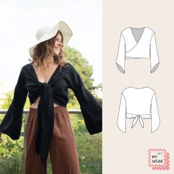Patron blouse femme pdf Bali DoitMyWear, en allemand