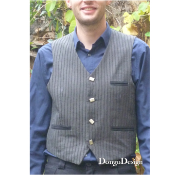 E-Book DongoDesign Herrenweste Horacio, duits