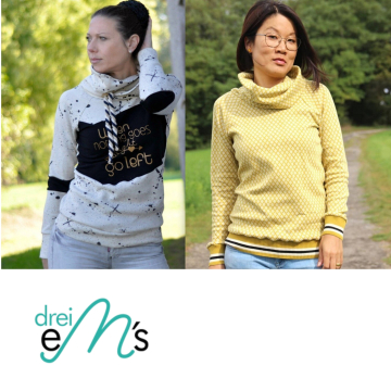 E-Book drei eM's Add on Hoodie/Hoodiekleid Julieta