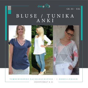 E-Book drei eM's Bluse Anki