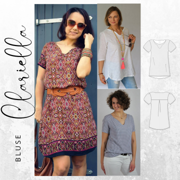 E-Book drei eM's Bluse Clariella