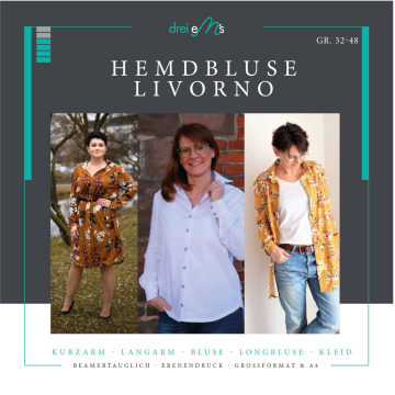 E-Book drei eM's Blouse Livorno, duits