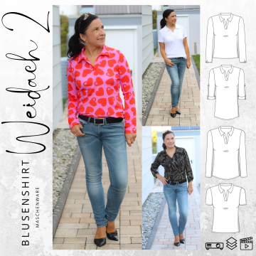 E-book drei eM's Blusenshirt Weidach 2, Duits